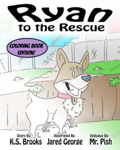 ryan to the rescue coloring book cover